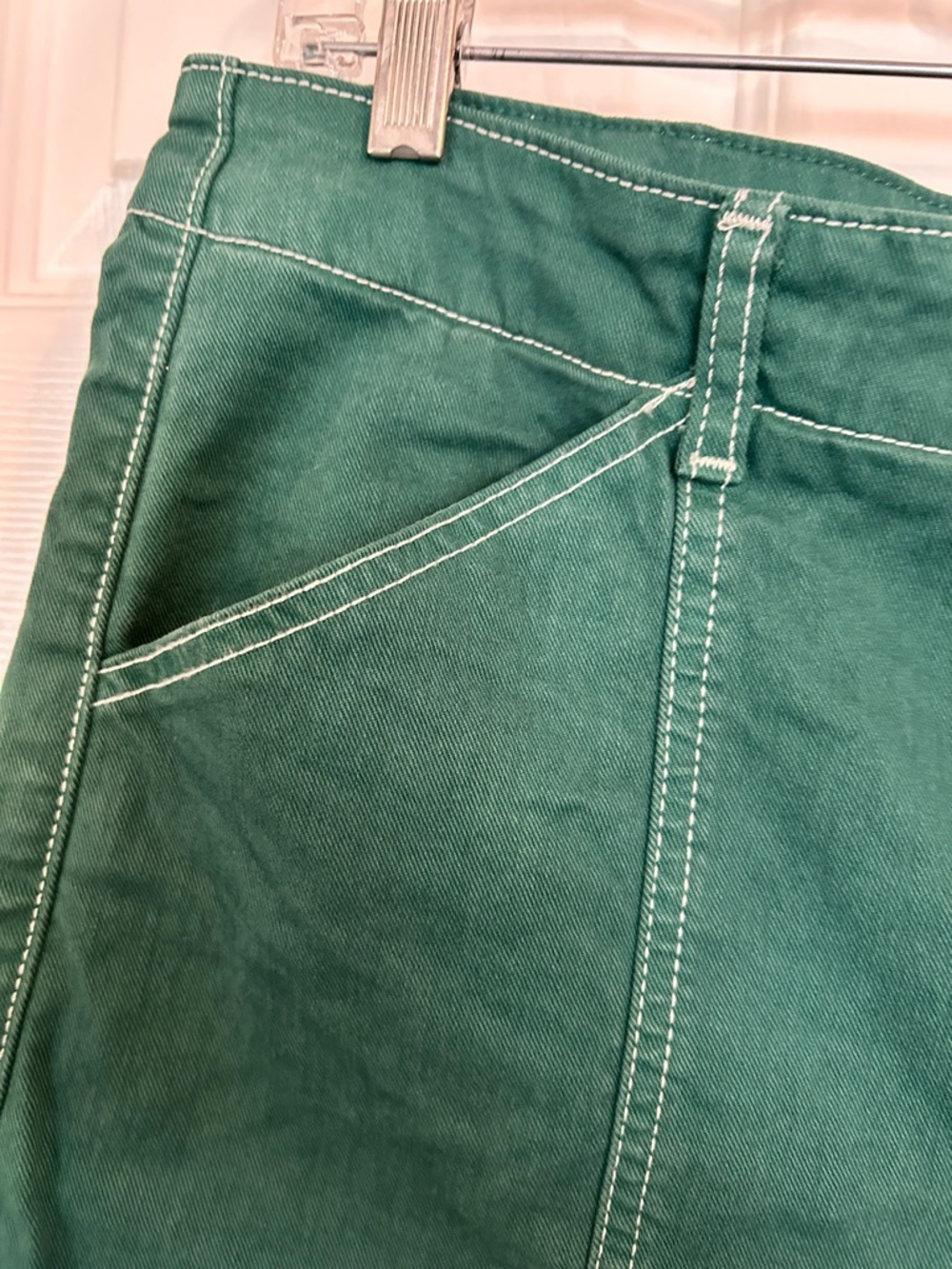 Maeve Wide leg green pants sz 32 - Picture 5 of 9